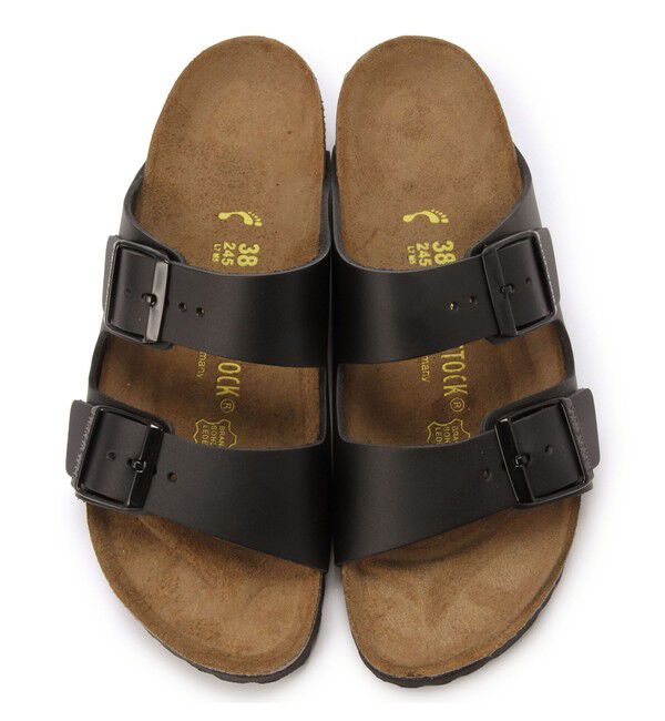 BIRKENSTOCK「【ビルケンシュトック】アリゾナ/ブラック ナチュラルレザー/サンダル メンズ レディース」|サンダル|
