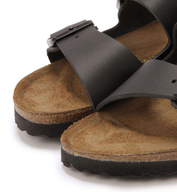 BIRKENSTOCK「【ビルケンシュトック】アリゾナ/ブラック ナチュラルレザー/サンダル メンズ レディース」|サンダル|