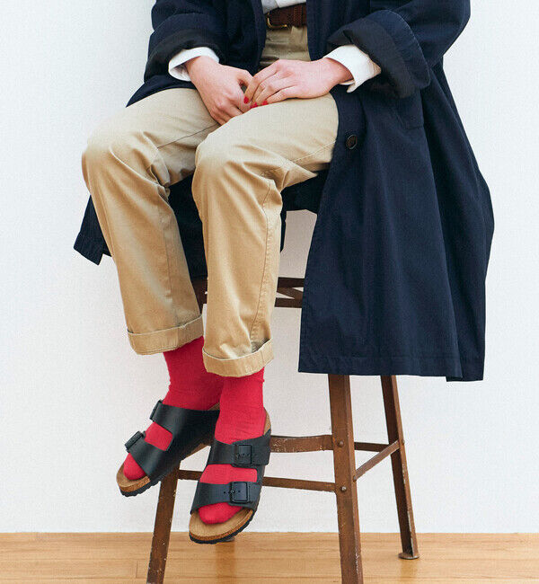 BIRKENSTOCK「【ビルケンシュトック】アリゾナ/ブラック ナチュラルレザー/サンダル メンズ レディース」|サンダル|