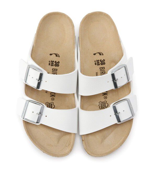 BIRKENSTOCK「【ビルケンシュトック】アリゾナ/ホワイト ビルコフロー/サンダル メンズ レディース」|サンダル|