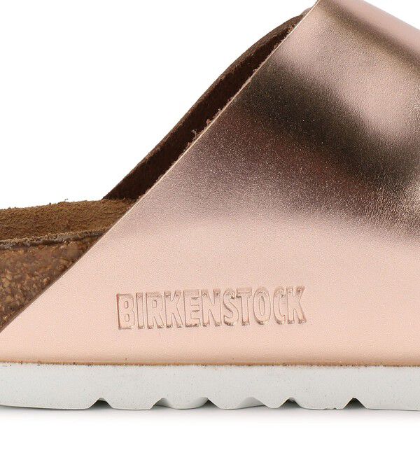 BIRKENSTOCK「【ビルケンシュトック】アリゾナ ソフトフットベッド/メタリックカッパー/サンダル レディース」|サンダル|