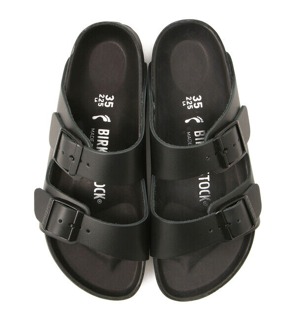 BIRKENSTOCK「【ビルケンシュトック】アリゾナ エクスクィジット/ブラック ナチュラルレザー/サンダル レディース」|サンダル|
