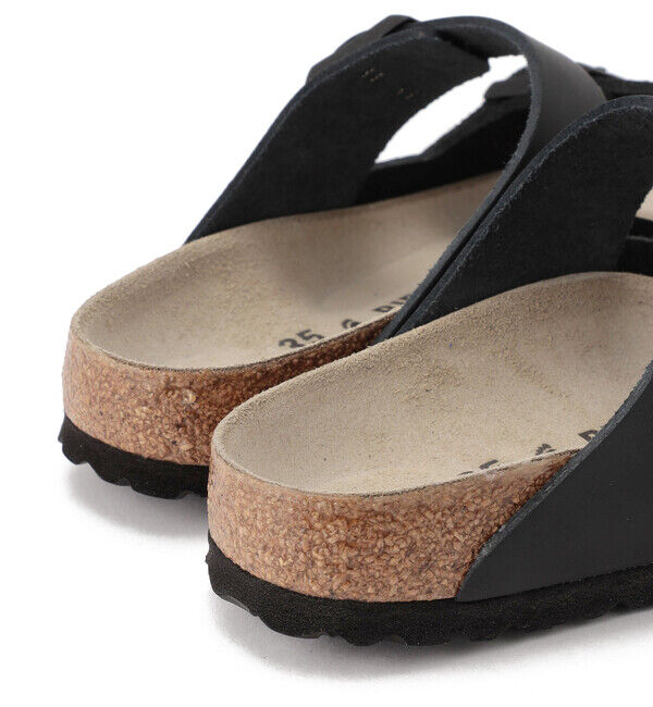 BIRKENSTOCK「 【ビルケンシュトック】アリゾナ スプリット/ブラック ナチュラルレザー スエードレザー/サンダル」|サンダル|