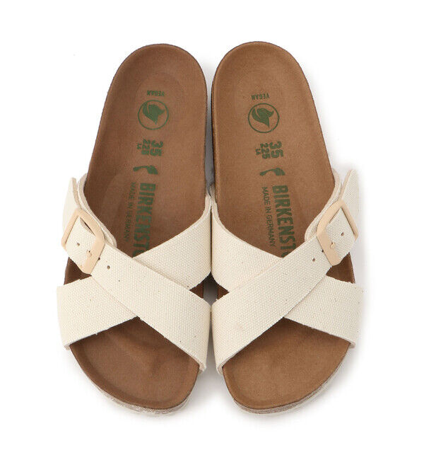 BIRKENSTOCK「【ビルケンシュトック】シエナ/エッグシェル ビルコフロー ヴィーガン/サンダル レディース」|サンダル|