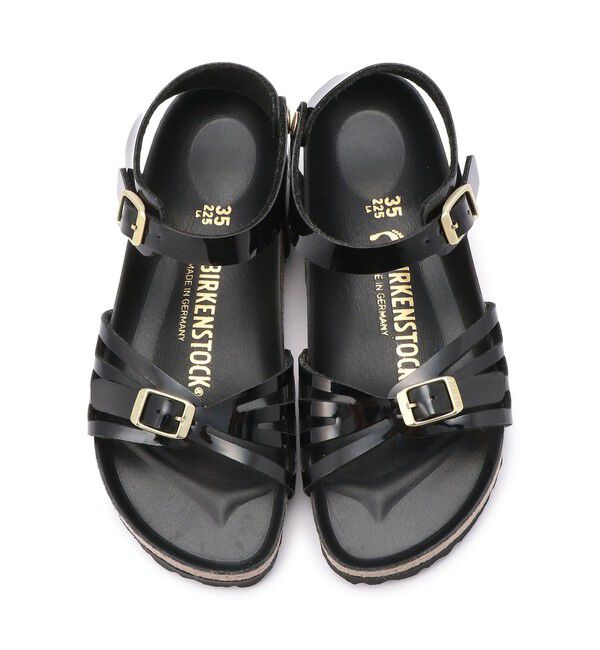 BIRKENSTOCK「【ビルケンシュトック】バリ ハーフエクスクィジット/パテントブラック ビルコフロー/サンダル」|サンダル|
