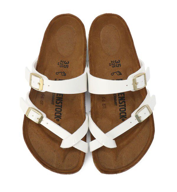 BIRKENSTOCK「【ビルケンシュトック】マヤリ/パテントホワイト ビルコフロー/サンダル レディース/MAYARI」|サンダル|
