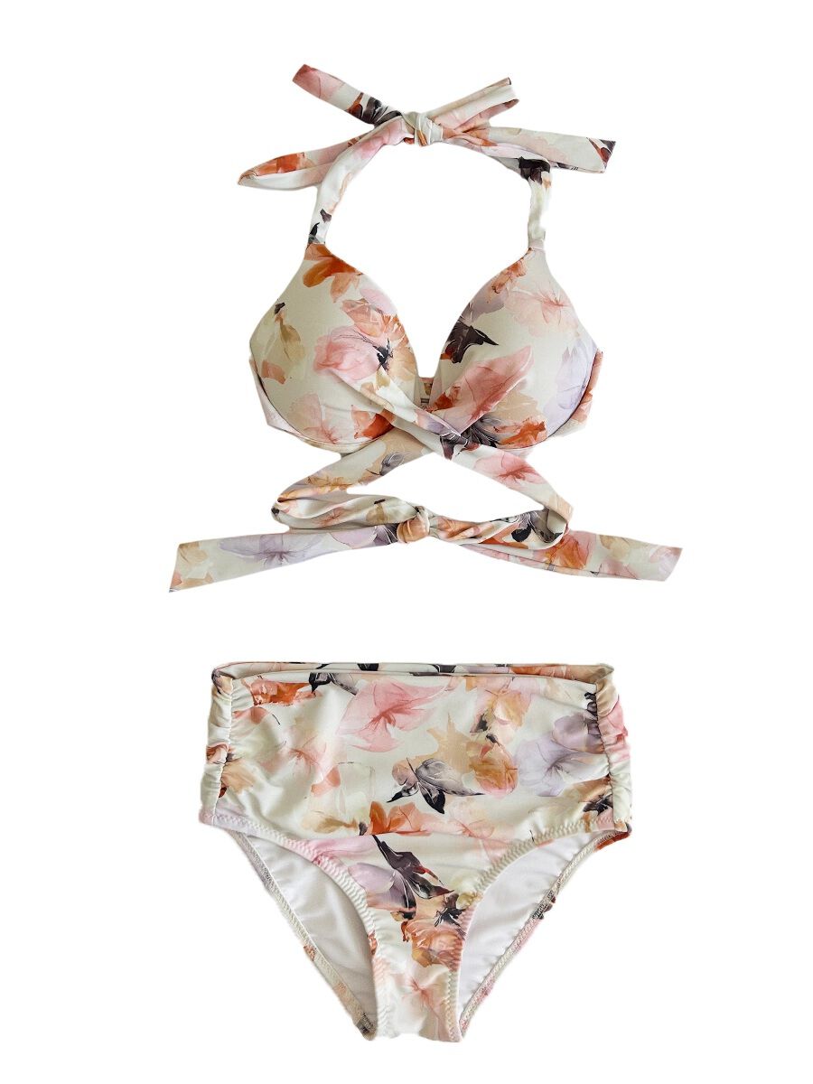 PEAK&PINE「【新作】スプリングフラワークロッシーワイヤービキニ」|ビキニ|