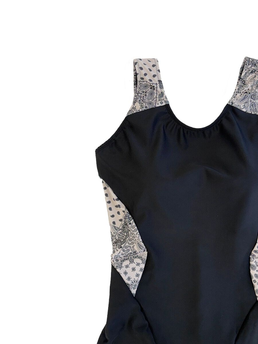 ALBOVE「バンダナプリントオールインワンフィットネス水着」|コンビネゾン|