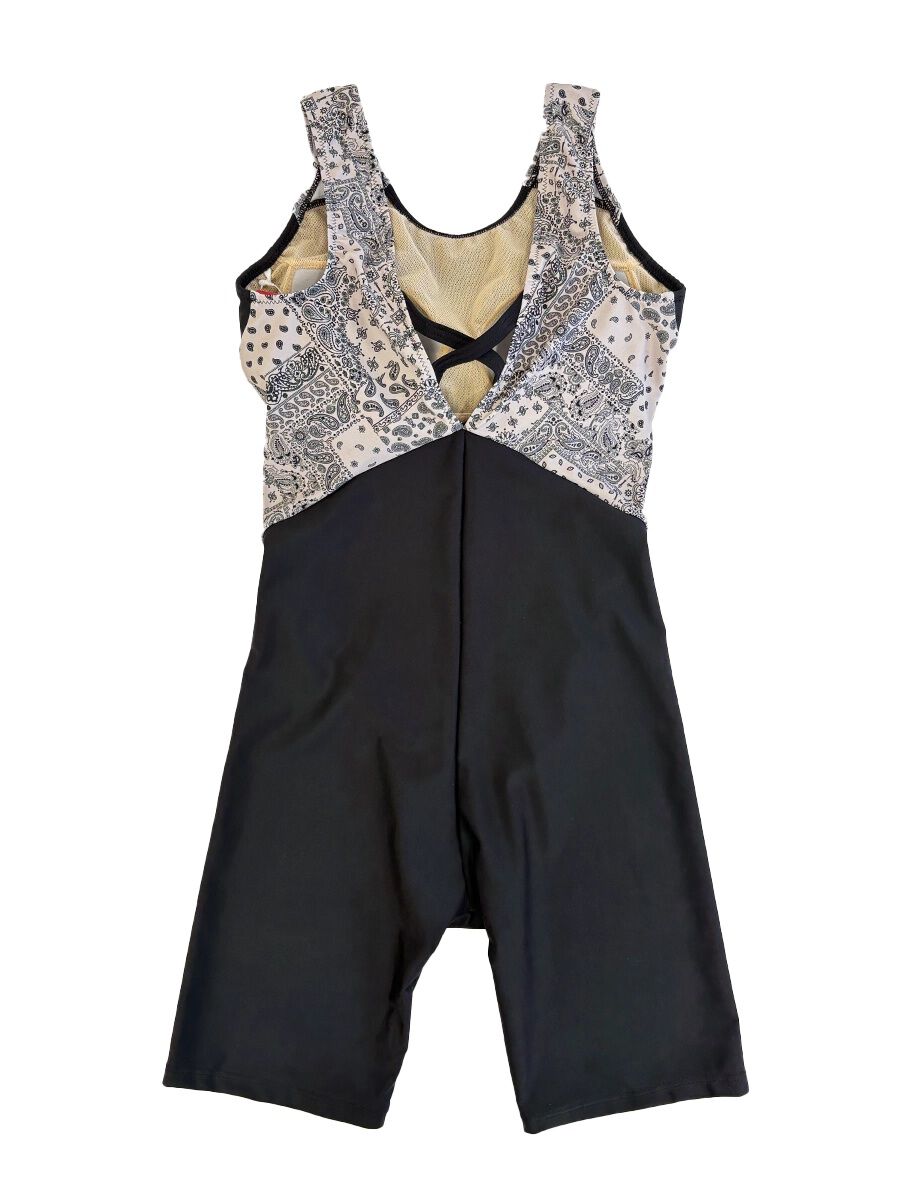 ALBOVE「バンダナプリントオールインワンフィットネス水着」|コンビネゾン|