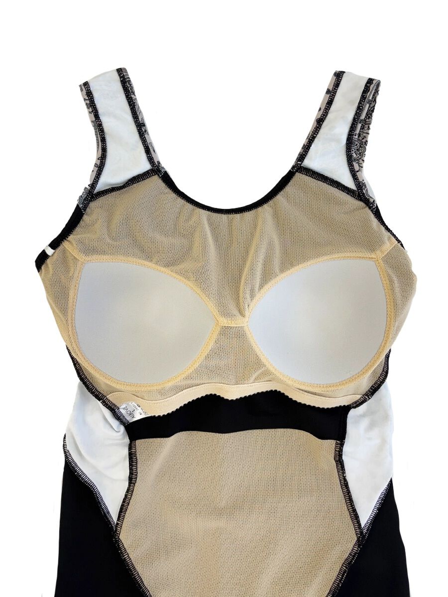 ALBOVE「バンダナプリントオールインワンフィットネス水着」|コンビネゾン|