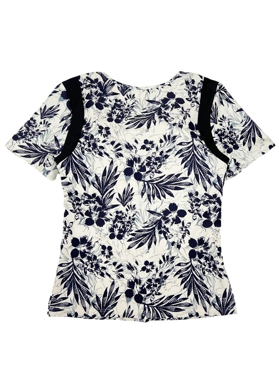 ALBOVE「ヴィンテージアロハ柄半袖フィットネス水着」|スポーツ|