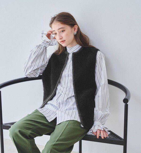 フォックスカシミヤ ジップ ベスト（UNITED ARROWS）｜ルミネの