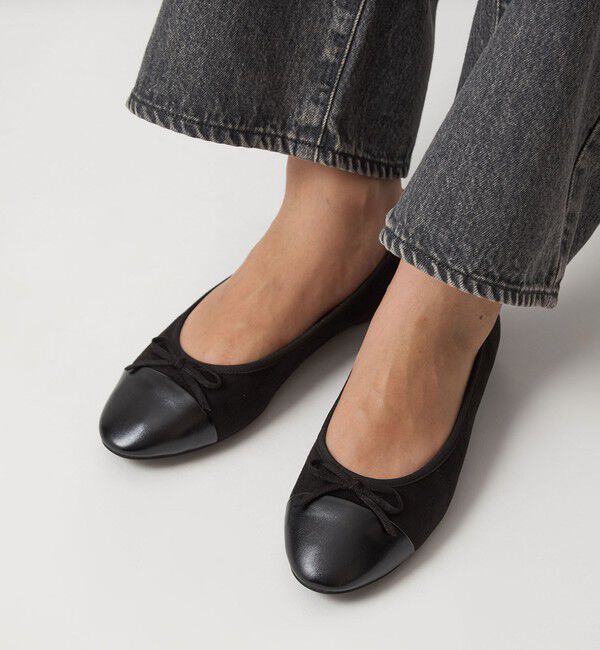 UNITED ARROWS green label relaxing「ラウンド バレエシューズ 撥水」|パンプス|