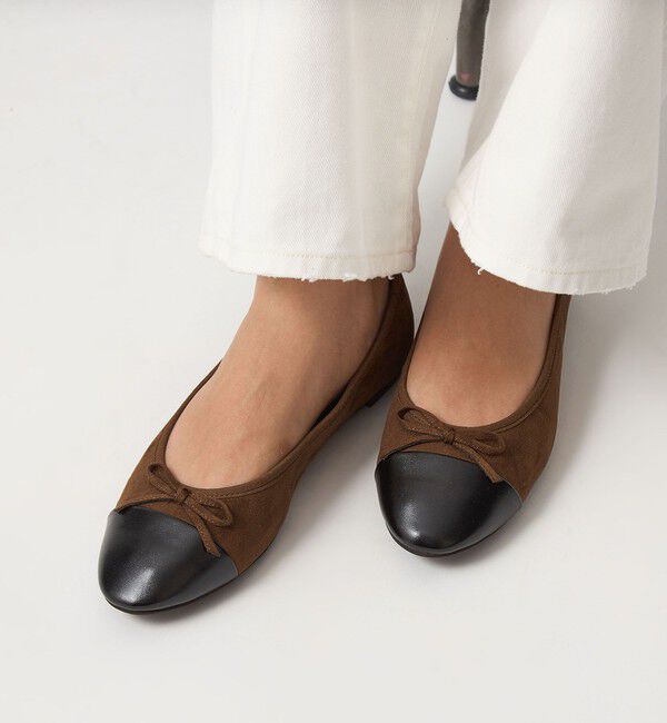 UNITED ARROWS green label relaxing「ラウンド バレエシューズ 撥水」|パンプス|