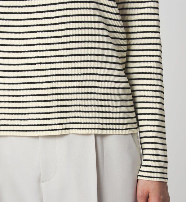 UNITED ARROWS green label relaxing「リブ エリレース 2WAY ニット プルオーバー ウォッシャブル」|ニット・セーター|