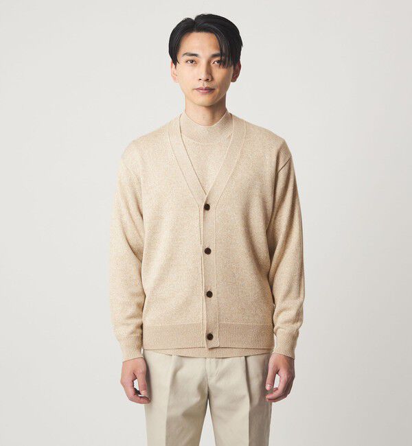 UNITED ARROWS green label relaxing「シルク ミックス Vネック カーディガン」|カーディガン|