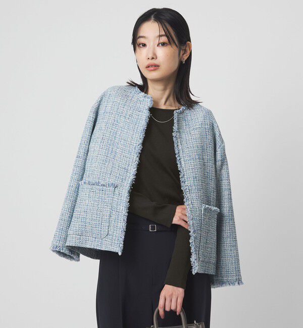 UNITED ARROWS green label relaxing「ブライトリブ ボートネック ロングスリーブ カットソー」|Tシャツ・カットソー|