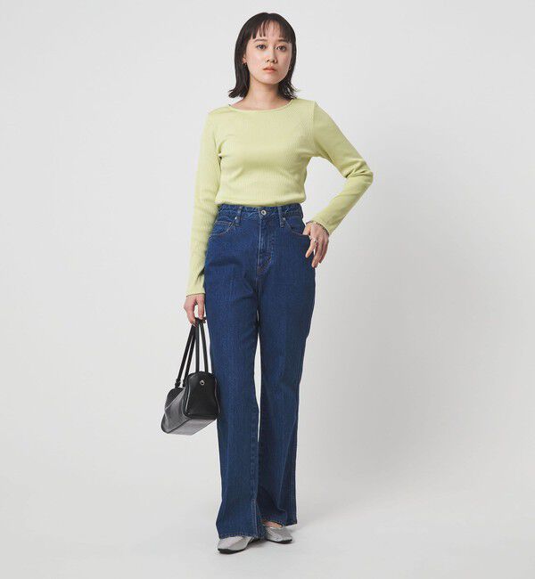 UNITED ARROWS green label relaxing「ブライトリブ ボートネック ロングスリーブ カットソー」|Tシャツ・カットソー|