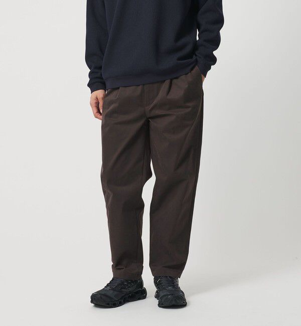 BEAUTY&YOUTH UNITED ARROWS「テック ギャバジン イージー パンツ テーパード」|チノ|DK.BROWN
