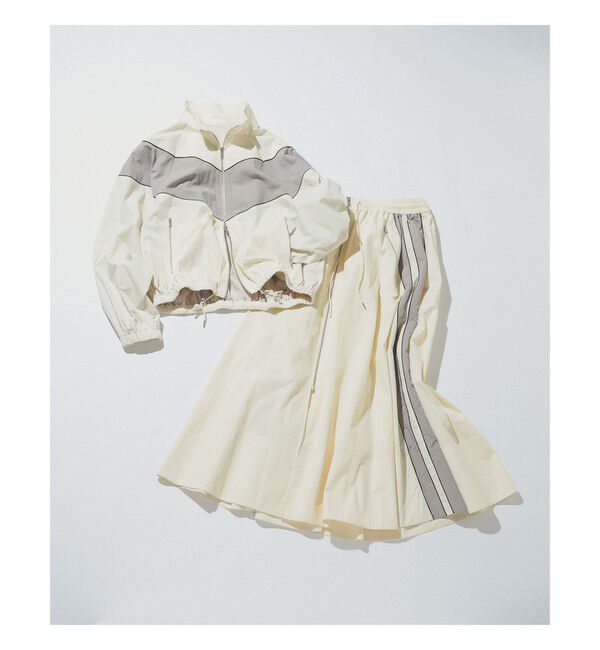 Ray BEAMS 「サイドライン ギャザー スカート」|スカート|