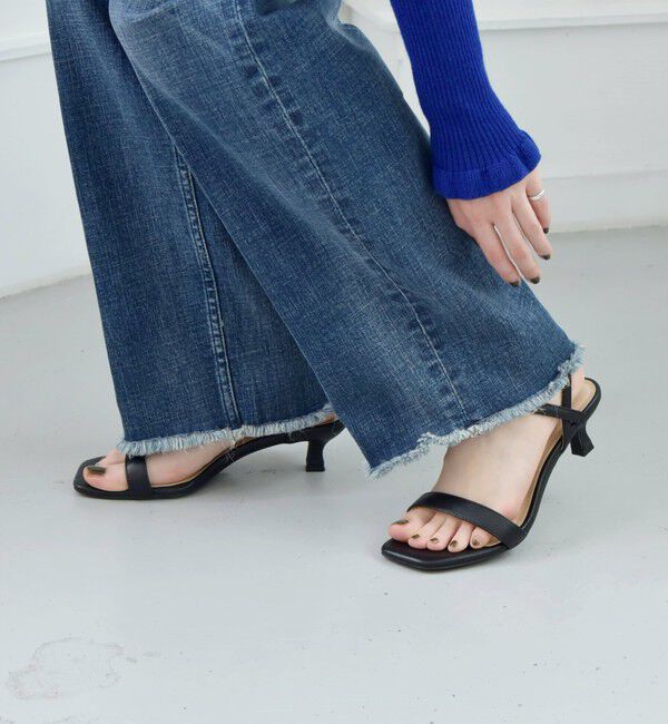 quaranciel「quaranciel: ストラップ ヒール サンダル」|サンダル|