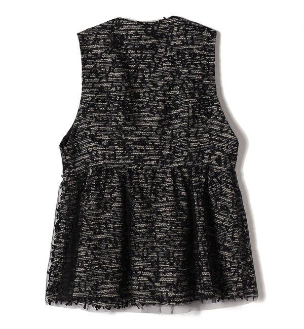 SHIPS for women「【SHIPS別注】troisiemeCHACO: チュール ジレ（セレモニー対応可）」|ベスト・ジレ|