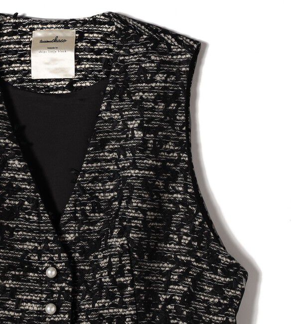 SHIPS for women「【SHIPS別注】troisiemeCHACO: チュール ジレ（セレモニー対応可）」|ベスト・ジレ|