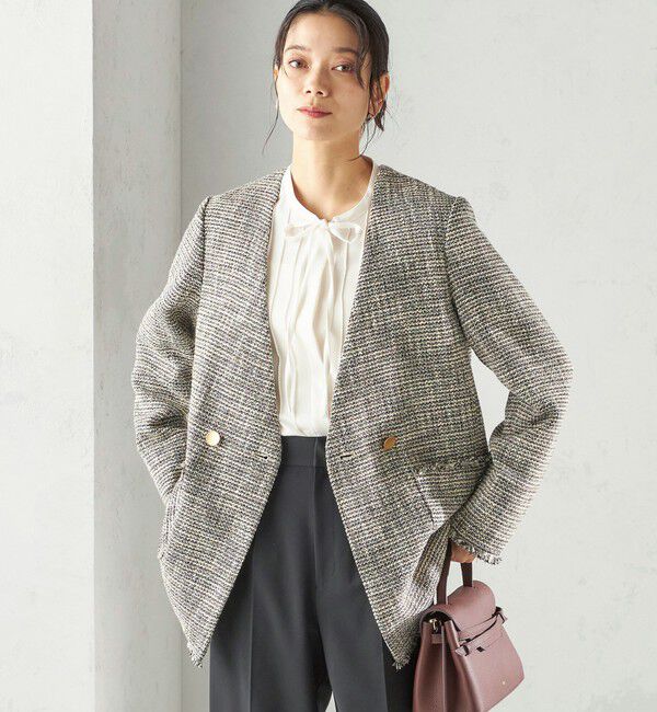 SHIPS for women「〈洗濯機可能〉無地 / プリント ピンタック ブラウス（セレモニー対応可）」|シャツ・ブラウス|