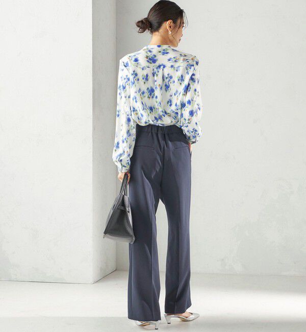 SHIPS for women「〈洗濯機可能〉無地 / プリント ピンタック ブラウス（セレモニー対応可）」|シャツ・ブラウス|