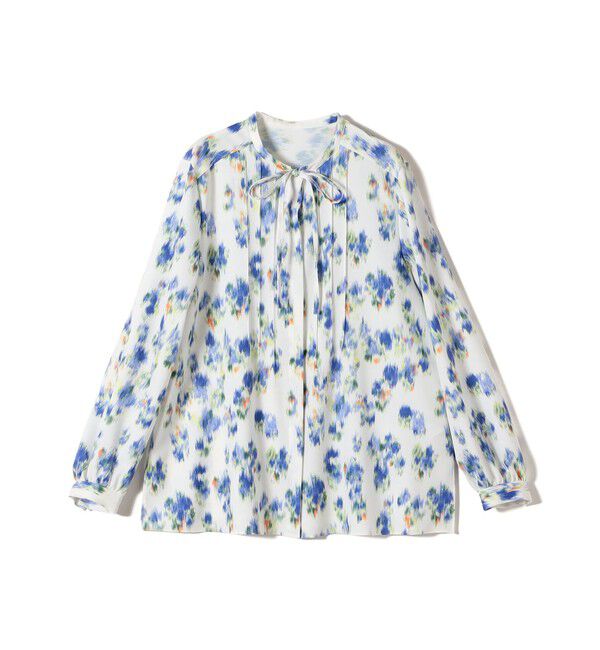 SHIPS for women「〈洗濯機可能〉無地 / プリント ピンタック ブラウス（セレモニー対応可）」|シャツ・ブラウス|