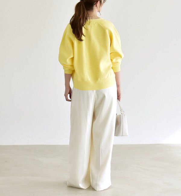 quaranciel「quaranciel:〈手洗い可能〉アゼ Vネック コンパクト ニット カーディガン」|カーディガン|