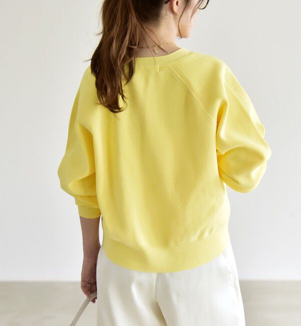 quaranciel「quaranciel:〈手洗い可能〉アゼ Vネック コンパクト ニット カーディガン」|カーディガン|