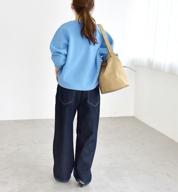 quaranciel「quaranciel:〈手洗い可能〉アゼ Vネック コンパクト ニット カーディガン」|カーディガン|