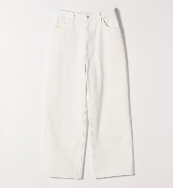 quaranciel「quaranciel:〈洗濯機可能〉ハイライズ ルーズ ワイド デニム パンツ」|デニム|