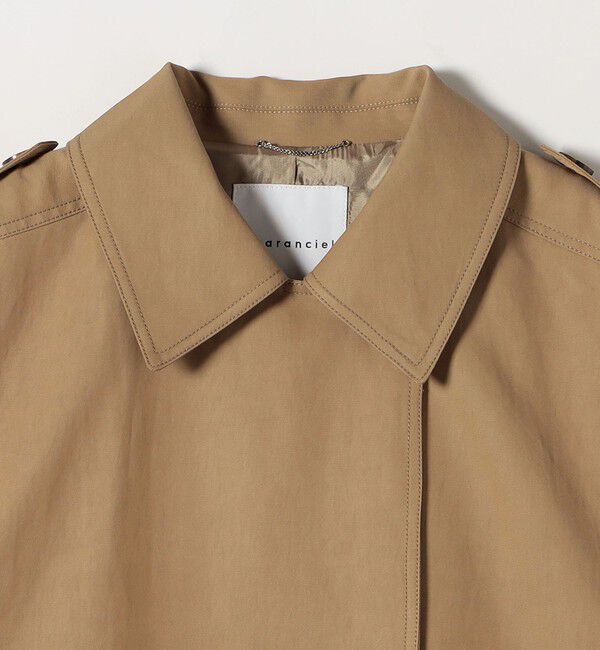 quaranciel「quaranciel: ドルマンスリーブ ショート トレンチ コート」|トレンチコート|