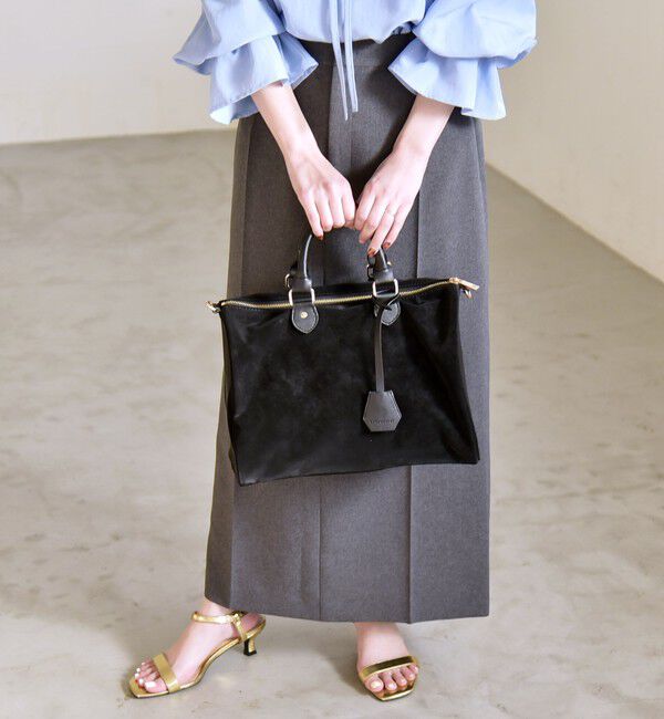 quaranciel「quaranciel: 2way チャーム ビッグ ボストン バッグ」|ボストンバッグ|