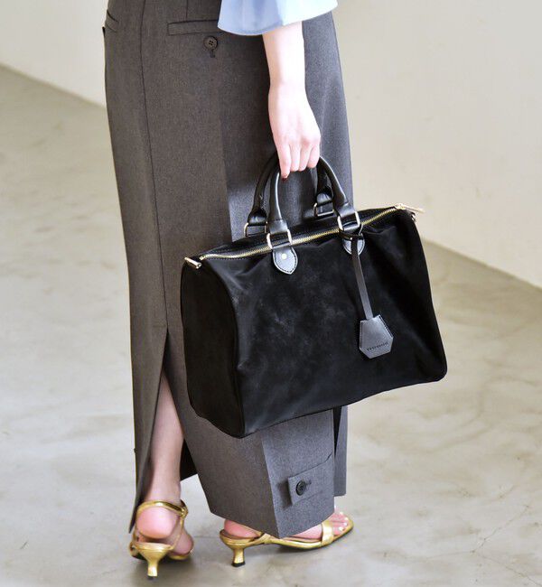 quaranciel「quaranciel: 2way チャーム ビッグ ボストン バッグ」|ボストンバッグ|