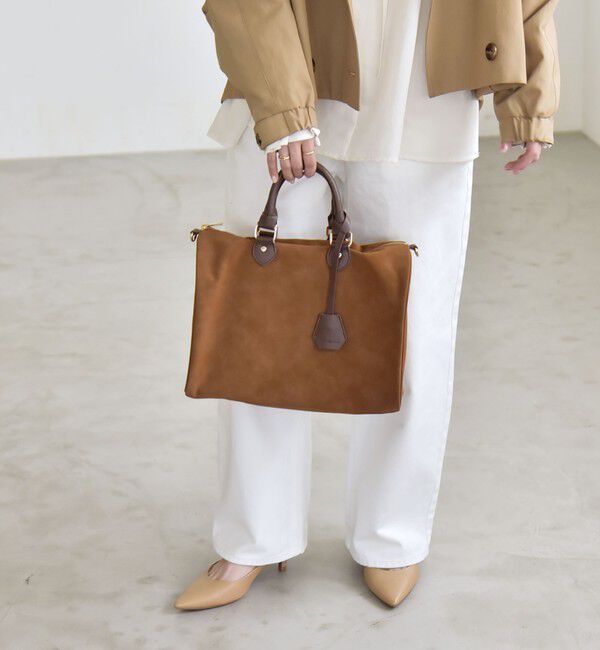 quaranciel「quaranciel: 2way チャーム ビッグ ボストン バッグ」|ボストンバッグ|