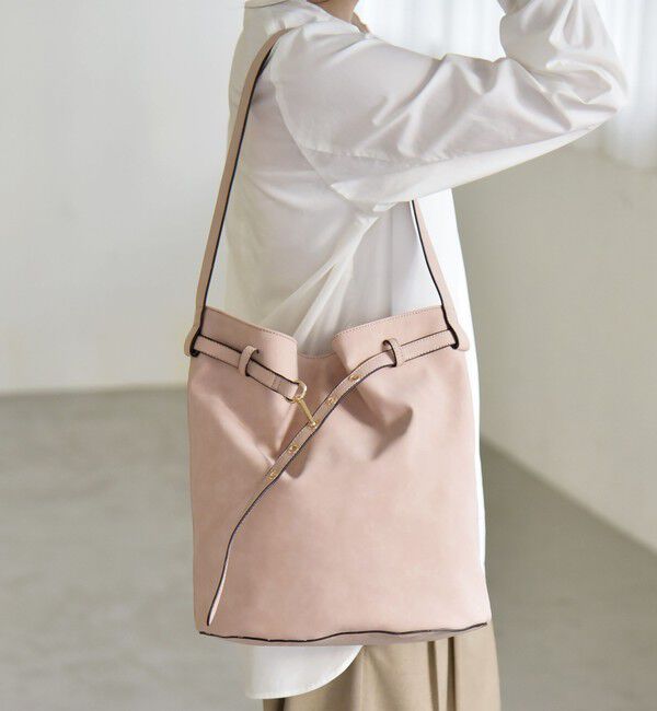 quaranciel「quaranciel: ワンハンドル ベルトデザイン トート バッグ」|トートバッグ|