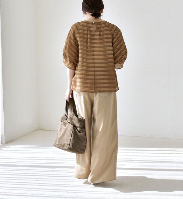 quaranciel「《予約》quaranciel:〈洗濯機可能〉タック ワイド イージー パンツ」|その他|