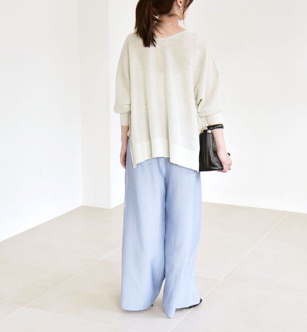 quaranciel「《予約》quaranciel:〈洗濯機可能〉タック ワイド イージー パンツ」|その他|