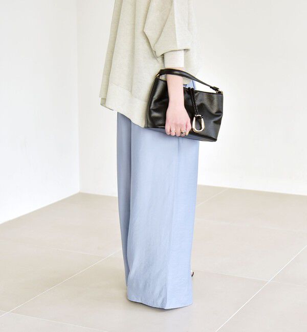 quaranciel「《予約》quaranciel:〈洗濯機可能〉タック ワイド イージー パンツ」|その他|