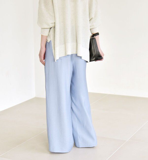 quaranciel「《予約》quaranciel:〈洗濯機可能〉タック ワイド イージー パンツ」|その他|