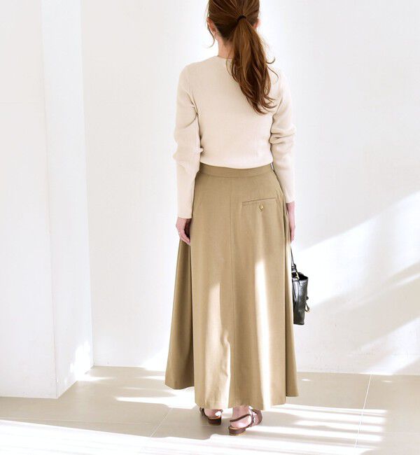 quaranciel「quaranciel:〈洗濯機可能〉ロング フレア スカート」|スカート|