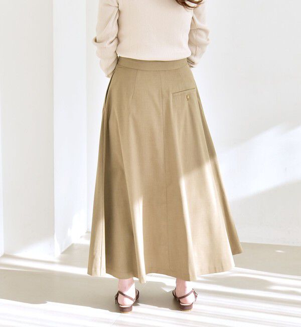quaranciel「quaranciel:〈洗濯機可能〉ロング フレア スカート」|スカート|