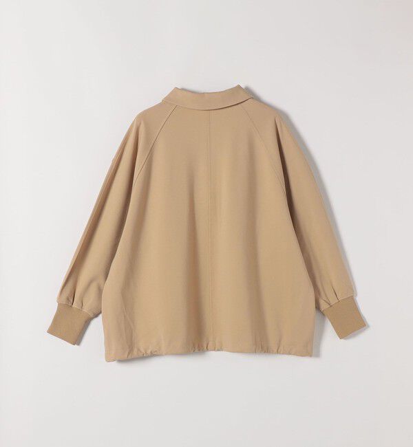 quaranciel「《予約》quaranciel:〈洗濯機可能〉ライト ポンチ ドロスト ポロ プルオーバー」|スウェット・ジャージ|