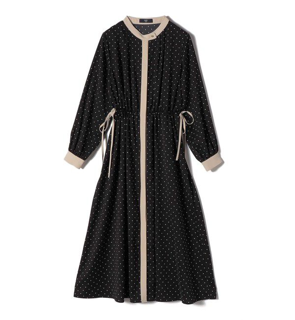 SHIPS Colors 「《予約》SHIPS Colors:〈手洗い可能〉配色 ギャザー ワンピース 2◆」|ワンピース|