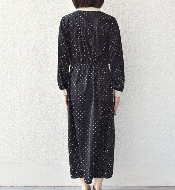 SHIPS Colors 「《予約》SHIPS Colors:〈手洗い可能〉配色 ギャザー ワンピース 2◆」|ワンピース|