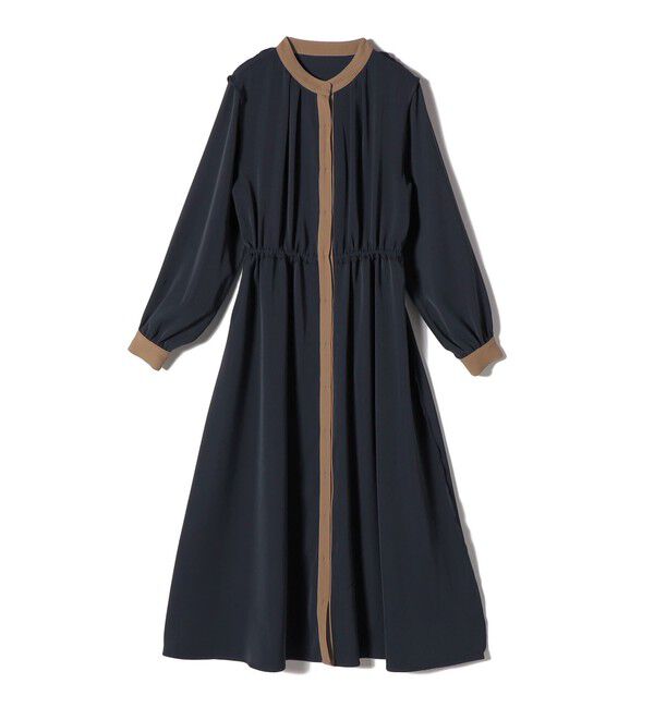 SHIPS Colors 「《予約》SHIPS Colors:〈手洗い可能〉配色 ギャザー ワンピース 2◆」|ワンピース|