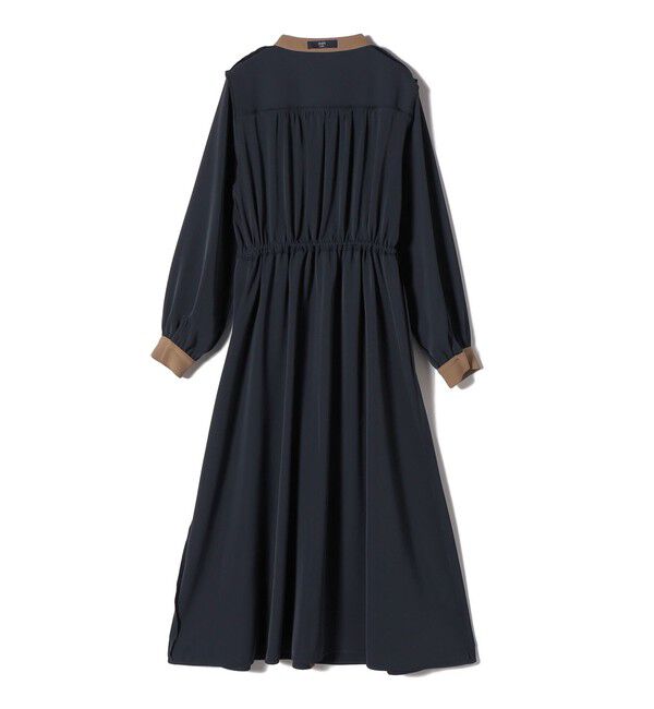 SHIPS Colors 「《予約》SHIPS Colors:〈手洗い可能〉配色 ギャザー ワンピース 2◆」|ワンピース|